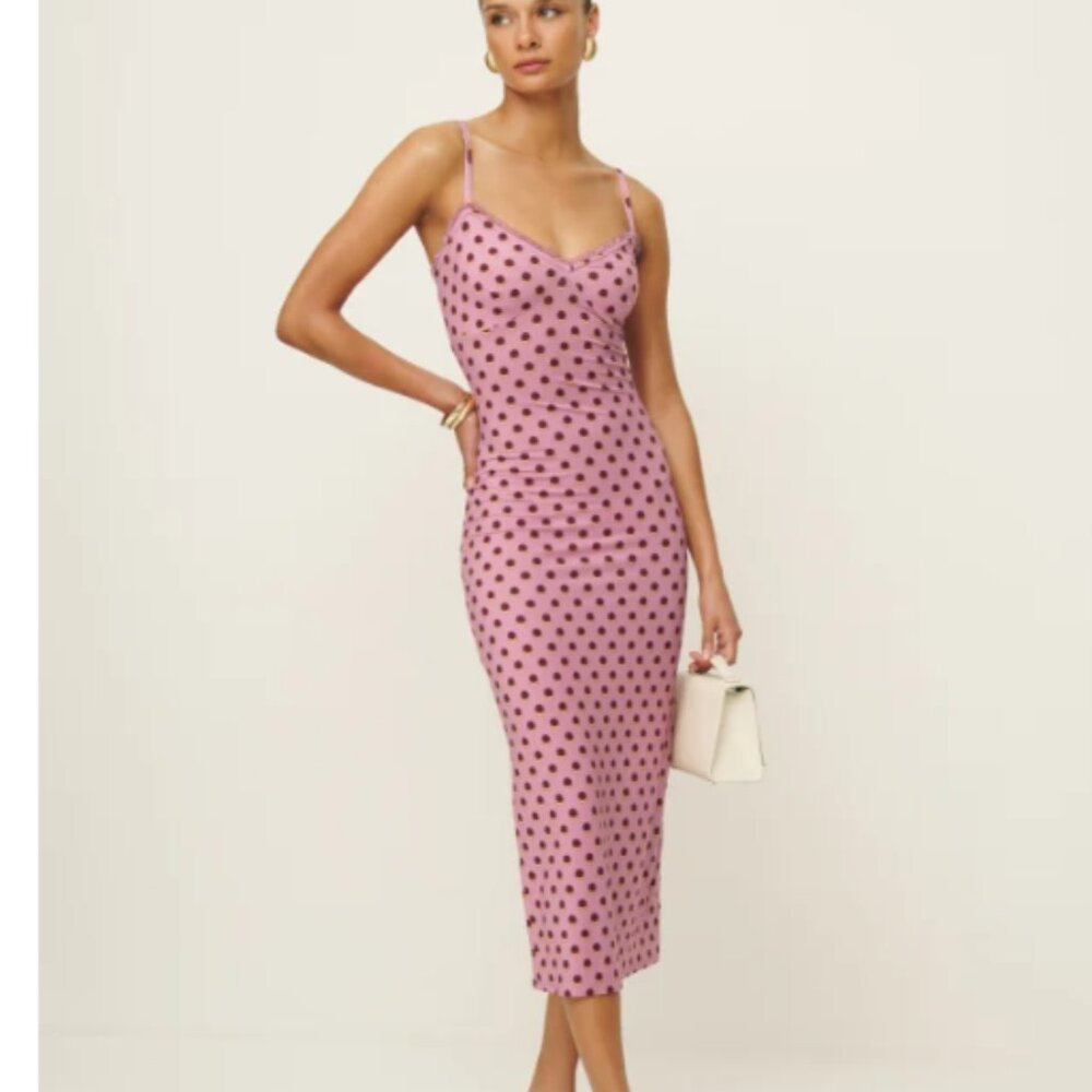 NWT Reformation Cesca Knit Dress in Fandango